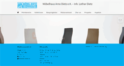 Desktop Screenshot of dietz-moebel.de